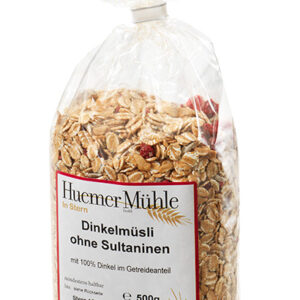 Dinkelmüsli ohne Sultaninen
